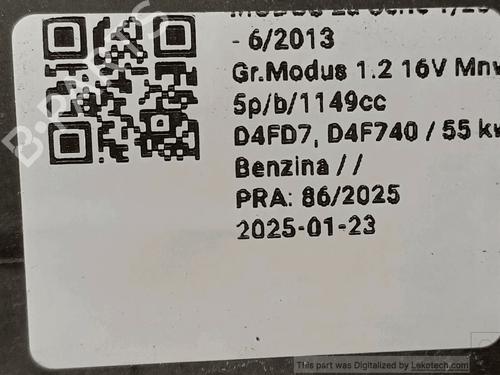 Left headlight RENAULT MODUS / GRAND MODUS (F/JP0_) 1.2 (JP0C, JP0K, FP0C, FP0K, FP0P, JP0P, JP0T) | BP33822541C28  - Image 5