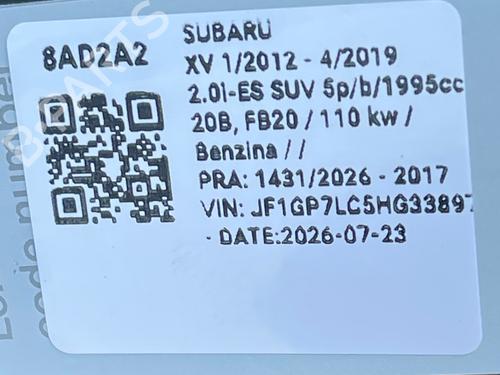 Gearbox SUBARU IMPREZA Hatchback (GP_) 2.0 AWD (GP7) | BP38106598M3 - Image 6