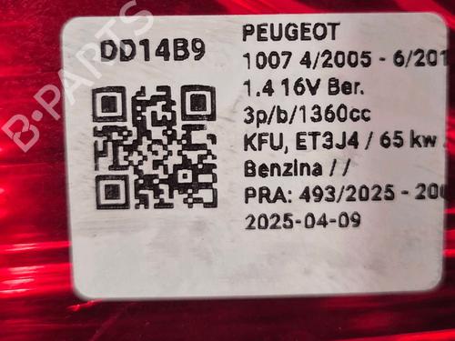 Left taillight PEUGEOT 1007 (KM_) 1.4 16V | BP33823786C34  - Image 6