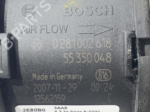 Mass air flow sensor SAAB 9-3 (YS3F, E79, D79, D75) 1.9 TiD | BP34612330M95  - Image 5