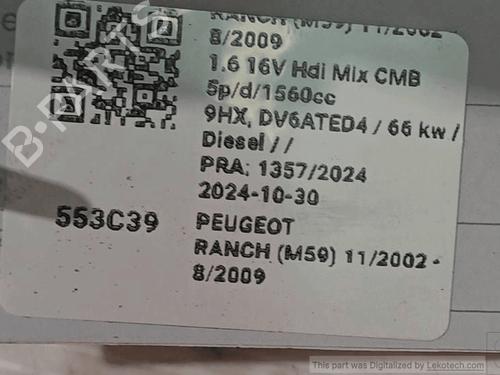 Alternator PEUGEOT PARTNER MPV (5_, G_) 1.6 HDi 90 | BP33821903M7 - Image 5