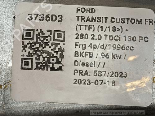 Front left window mechanism FORD TRANSIT CUSTOM V362 Van (FY, FZ) 2.0 EcoBlue | BP33821476C22 - Image 5