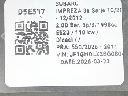 Right headlight SUBARU IMPREZA Hatchback (GR, GH, G3) 2.0 D AWD | BP36405593C29 - Image 6