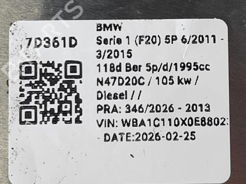 Electronic module BMW 1 (F20) 118 d | BP33822478M83 - Image 6