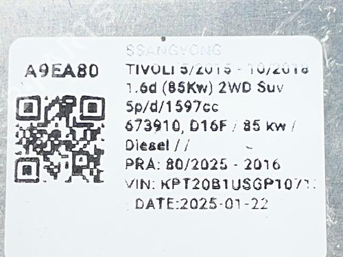 Electronic module SSANGYONG KORANDO (C300) 1.6 e-XDi | BP36430893M83 - Image 6