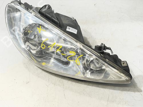 Used Right headlight Right headlight PEUGEOT 206 CC (2D) 1.6 16V (2DNFUF, 2DNFUR) (109 hp) 34460002 34460002
