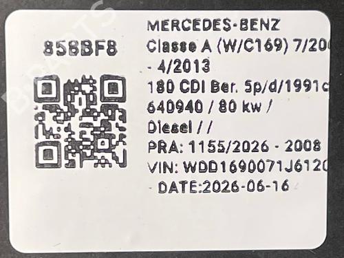 Left headlight MERCEDES-BENZ A-CLASS (W169) A 180 CDI (169.007, 169.307) | BP37019408C28 - Image 6