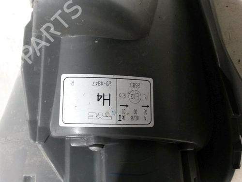 Right headlight FORD FIESTA V (JH_, JD_) 1.4 TDCi | BP24456676C29 