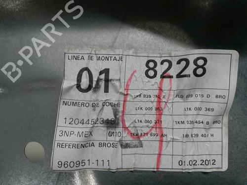 Rear left window mechanism VW GOLF VI Variant (AJ5) 1.6 TDI | BP20335810C24 