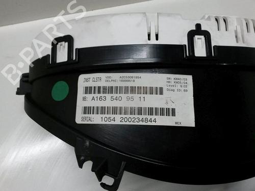 Display monitor MERCEDES-BENZ M-CLASS (W163) ML 270 CDI (163.113) | BP16212137C48 