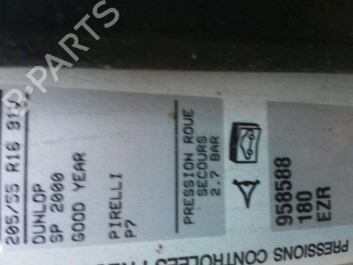 Tailgate PEUGEOT 307 (3A/C) 2.0 HDi 110 | BP15698829C6 