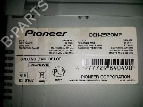 Radio SKODA FABIA I Combi (6Y5) 1.4 16V | BP15702104E6 