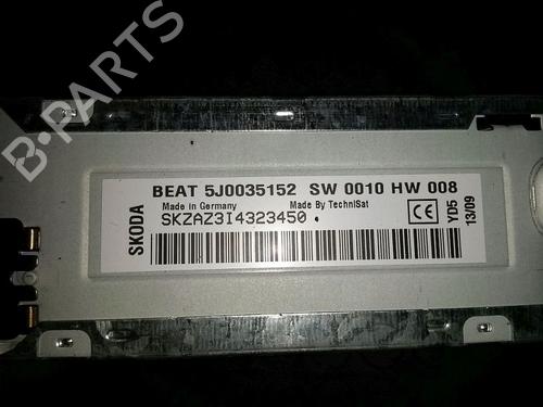 Radio SKODA FABIA II (542) 1.2 | BP15703249E6 