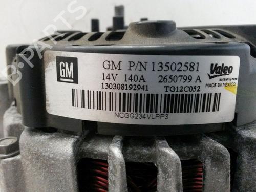 Alternator OPEL INSIGNIA A (G09) 2.0 CDTI (68) | BP28516513M7