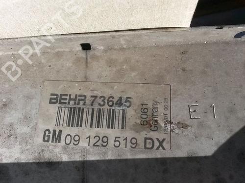 Intercooler OPEL ZAFIRA A MPV (T98) 2.0 DTI 16V (F75) | BP15701738M30 