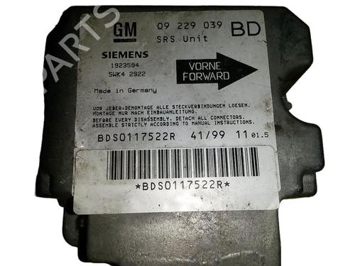 Kollisjonspute styreenhet OPEL VECTRA B (J96) 2.0 DTI 16V (F19) (101 hp) 30639540