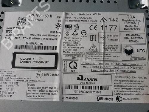 Radio VW TRANSPORTER T6 Van (SGA, SGH, SHA, SHH) 2.0 TDI 4motion | BP30639842E6