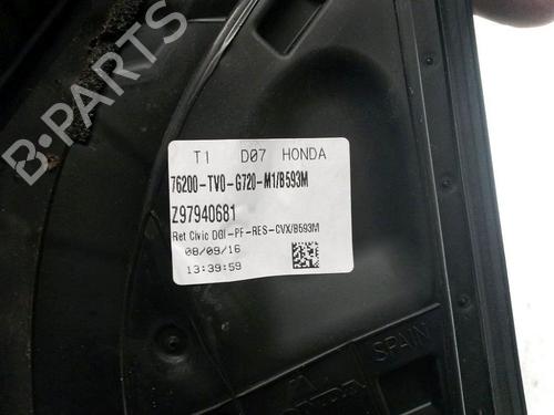 Right mirror HONDA CIVIC IX (FK) 1.6 i-DTEC (FK3) | BP27662791C27 