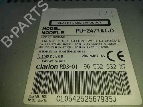 Radio CITROËN BERLINGO / BERLINGO FIRST Box Body/MPV (M_) 2.0 HDI 90 (MBRHY, MCRHY) | BP16818209E6 