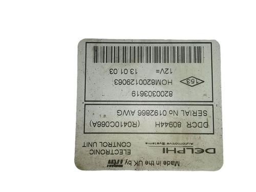 Used Engine control unit (ECU) RENAULT CLIO II (BB_, CB_) 1.5 dCi (B/CB07) (65 hp) 15701191