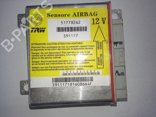 Used ECU airbags FIAT PANDA (169_) 1.1 (169.AXA1A) (54 hp) 15697156