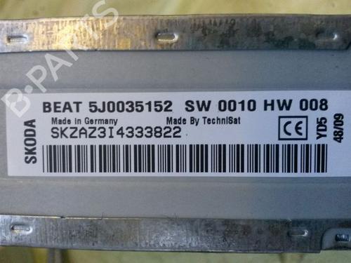 Radio SKODA FABIA II Combi (545) 1.2 | BP15698689E6 