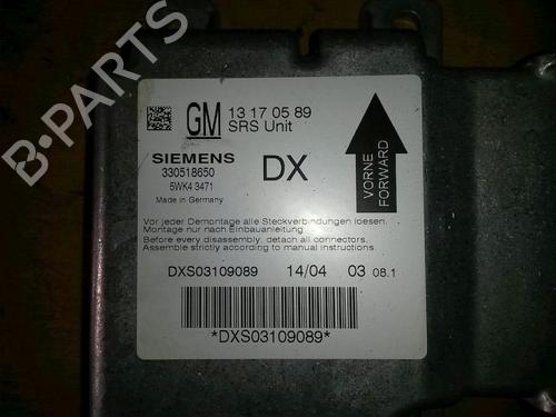 ECU airbags OPEL VECTRA C (Z02) 1.9 CDTI (F69) | BP15706230M53 