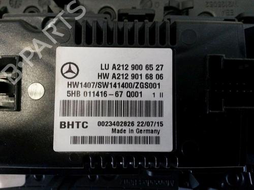 Climate control MERCEDES-BENZ E-CLASS (W212) E 220 BlueTEC (212.001) | BP17658102I5 