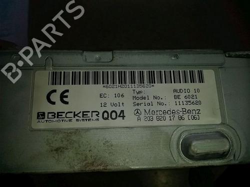 Radio MERCEDES-BENZ C-CLASS (W203) C 220 CDI (203.006, 203.008) | BP15704192E6 