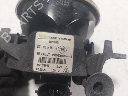 Right front fog light RENAULT SCÉNIC III (JZ0/1_) 1.2 TCe | BP20109963C31 