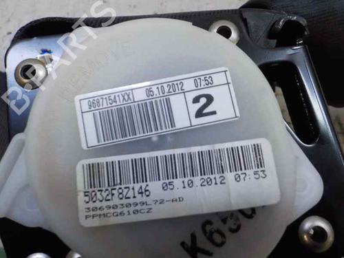 Rear right seatbelt CITROËN DS4 (NX_) 1.6 HDi 110 | BP6619020I28 