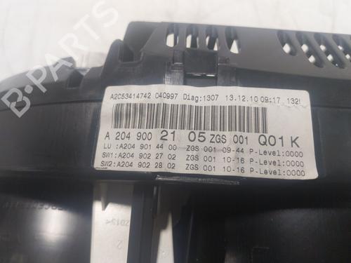 Instrument cluster MERCEDES-BENZ C-CLASS (W204) C 220 CDI (204.008) | BP18842641C47