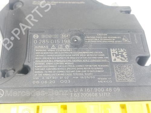 ECU airbags MERCEDES-BENZ GLE (V167) GLE 300 d 4-matic (167.119) | BP19149330M53 