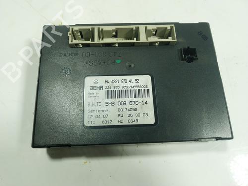 Electronic module MERCEDES-BENZ S-CLASS (W221, V221) S 320 CDI | BP17441512M83 