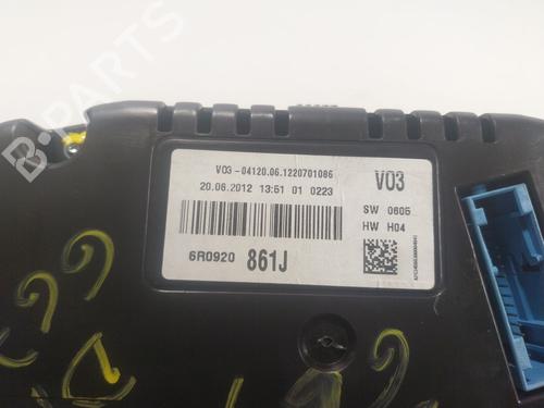 Instrument cluster VW POLO V (6R1, 6C1) 1.6 TDI | BP17865485C47