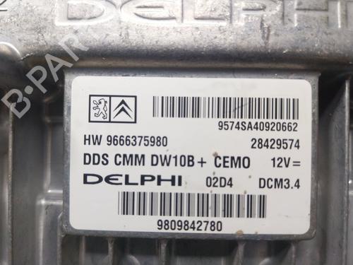 Engine control unit (ECU) PEUGEOT 508 I (8D_) 2.0 HDi | BP28489017M57 