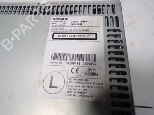 Radio NISSAN QASHQAI / QASHQAI +2 I (J10, NJ10, JJ10E)  | BP10705801E6 