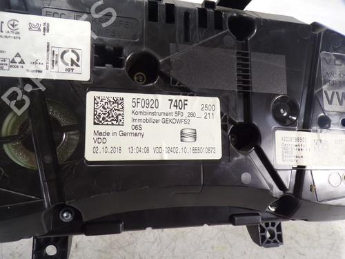 Instrument cluster SEAT LEON (5F1) | BP8654475C47