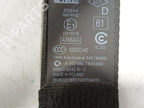 Front right seatbelt SMART FORTWO Coupe (453) 0.9 (453.344, 453.353) | BP39230971I25 - Image 4