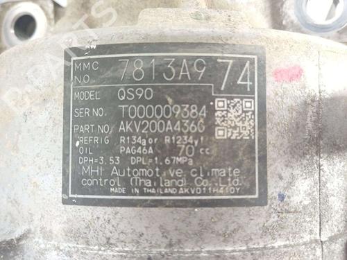 AC compressor MITSUBISHI ASX (GA_W_) 1.6 MIVEC (GA1W) | BP40551884M34 - Image 3