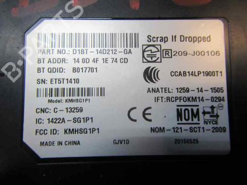 Module électronique FORD FIESTA VI (CB1, CCN) 1.5 TDCi | BP3875837M83