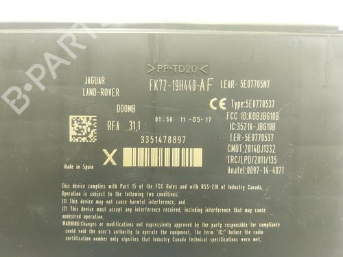 Elektronisk modul LAND ROVER RANGE ROVER EVOQUE Convertible (L538)  | BP23072384M83