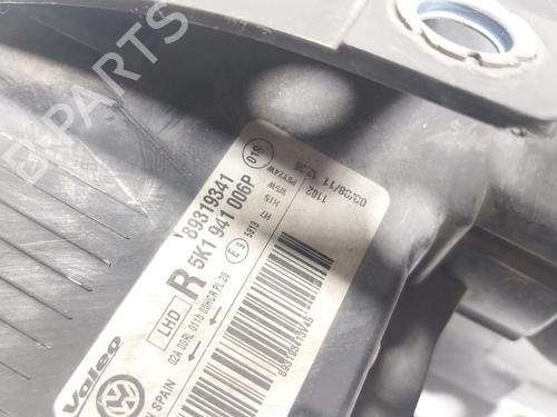 Right headlight VW GOLF VI (5K1)  | BP29540656C29 