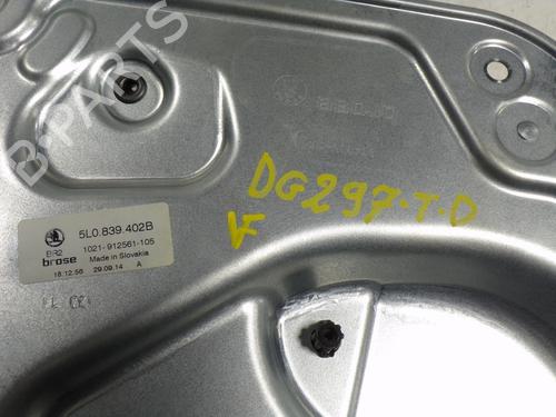 Rear right window mechanism SKODA YETI (5L) 1.2 TSI | BP7314484C25 