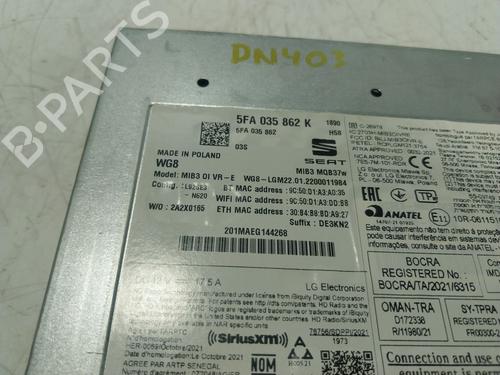 Electronic module CUPRA FORMENTOR (KM7, KMP)  | BP19541538M83 