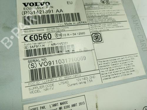 Radio VOLVO V60 I (155) D3 | BP20341801E6 