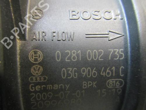 Mass air flow sensor SEAT EXEO ST (3R5) 2.0 TDI | BP3990391M95 