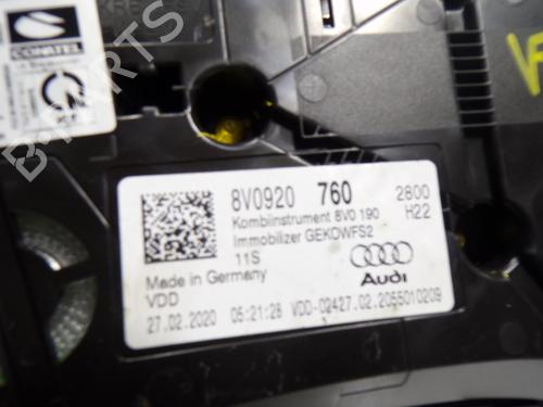 Instrument cluster AUDI A3 Sportback (8VA, 8VF)  | BP15647725C47 