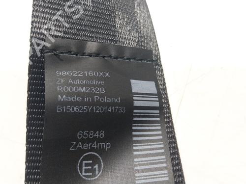 Front right seatbelt TOYOTA PROACE CITY Box Body/MPV (BPZ_) 1.5 D-4D 100 (BPZM) | BP29831377I25 