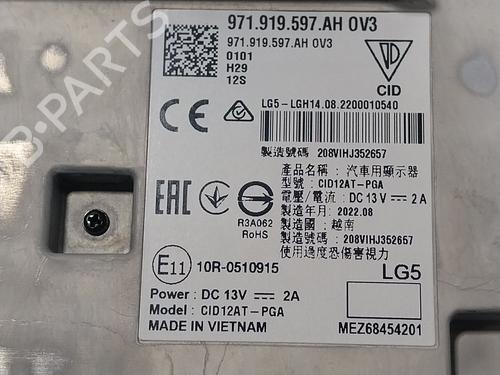 Display monitor PORSCHE PANAMERA Sport Turismo (971)  | BP23147865C48 